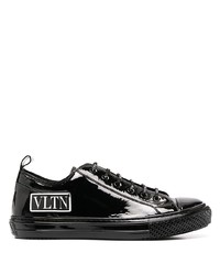 Baskets basses en cuir noires Valentino Garavani