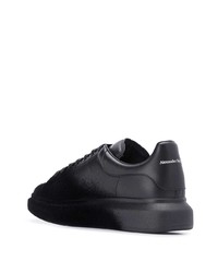 Baskets basses en cuir noires Alexander McQueen