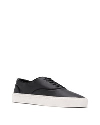 Baskets basses en cuir noires Saint Laurent