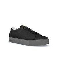 Baskets basses en cuir noires Swear