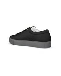 Baskets basses en cuir noires Swear