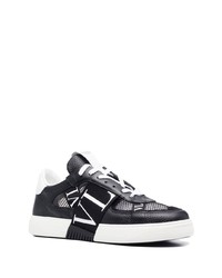 Baskets basses en cuir noires Valentino Garavani