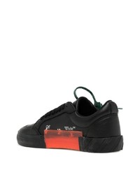 Baskets basses en cuir noires Off-White