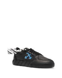 Baskets basses en cuir noires Off-White