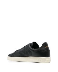 Baskets basses en cuir noires Tom Ford