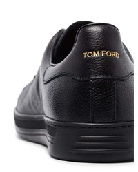 Baskets basses en cuir noires Tom Ford