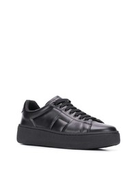 Baskets basses en cuir noires Maison Margiela