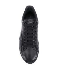 Baskets basses en cuir noires Maison Margiela