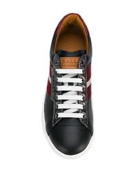 Baskets basses en cuir noires Bally