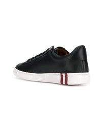 Baskets basses en cuir noires Bally