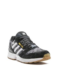 Baskets basses en cuir noires adidas