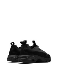 Baskets basses en cuir noires Nike