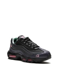 Baskets basses en cuir noires Nike