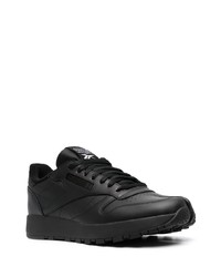 Baskets basses en cuir noires Reebok