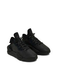 Baskets basses en cuir noires adidas