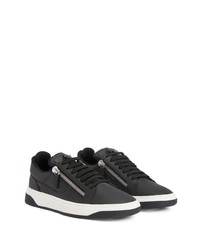 Baskets basses en cuir noires Giuseppe Zanotti