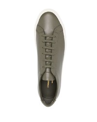 Baskets basses en cuir olive Common Projects