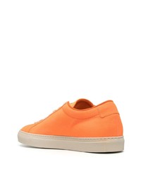 Baskets basses en cuir orange Common Projects