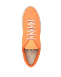 Baskets basses en cuir orange Common Projects