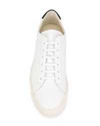 Baskets basses en cuir ornées blanches Common Projects