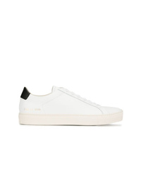 Baskets basses en cuir ornées blanches Common Projects