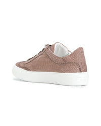 Baskets basses en cuir roses Jimmy Choo