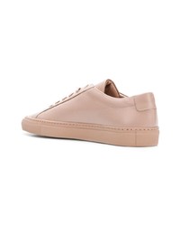 Baskets basses en cuir roses Common Projects