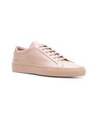 Baskets basses en cuir roses Common Projects