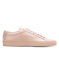 Baskets basses en cuir roses Common Projects