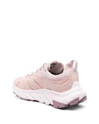 Baskets basses en cuir roses Hoka One One