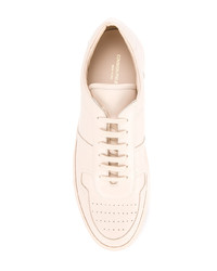 Baskets basses en cuir roses Common Projects