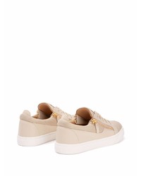 Baskets basses en cuir roses Giuseppe Zanotti