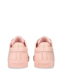 Baskets basses en cuir roses Kurt Geiger London