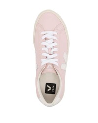 Baskets basses en cuir roses Veja