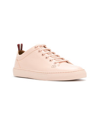 Baskets basses en cuir roses Bally