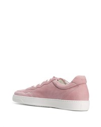 Baskets basses en cuir roses Paul Smith