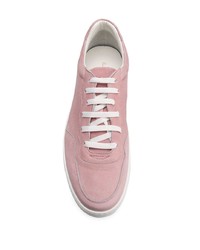 Baskets basses en cuir roses Paul Smith