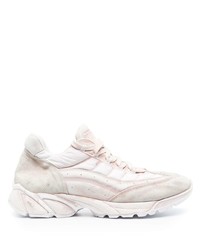 Baskets basses en cuir roses MM6 MAISON MARGIELA