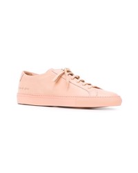 Baskets basses en cuir roses Common Projects