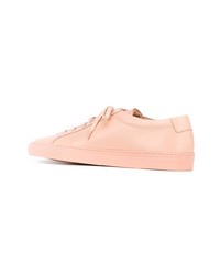 Baskets basses en cuir roses Common Projects