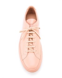 Baskets basses en cuir roses Common Projects