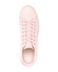 Baskets basses en cuir roses Raf Simons