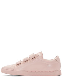 Baskets basses en cuir roses Common Projects