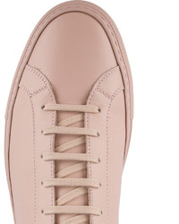 Baskets basses en cuir roses Common Projects