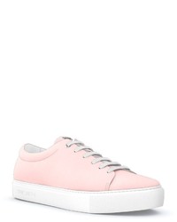 Baskets basses en cuir roses Swear