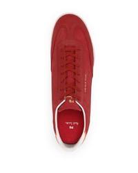 Baskets basses en cuir rouges PS Paul Smith