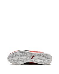 Baskets basses en cuir rouges Puma