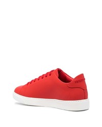 Baskets basses en cuir rouges Philipp Plein