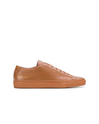 Baskets basses en cuir tabac Common Projects