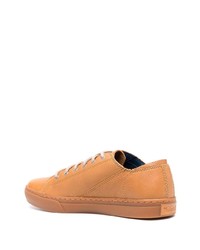 Baskets basses en cuir tabac Timberland